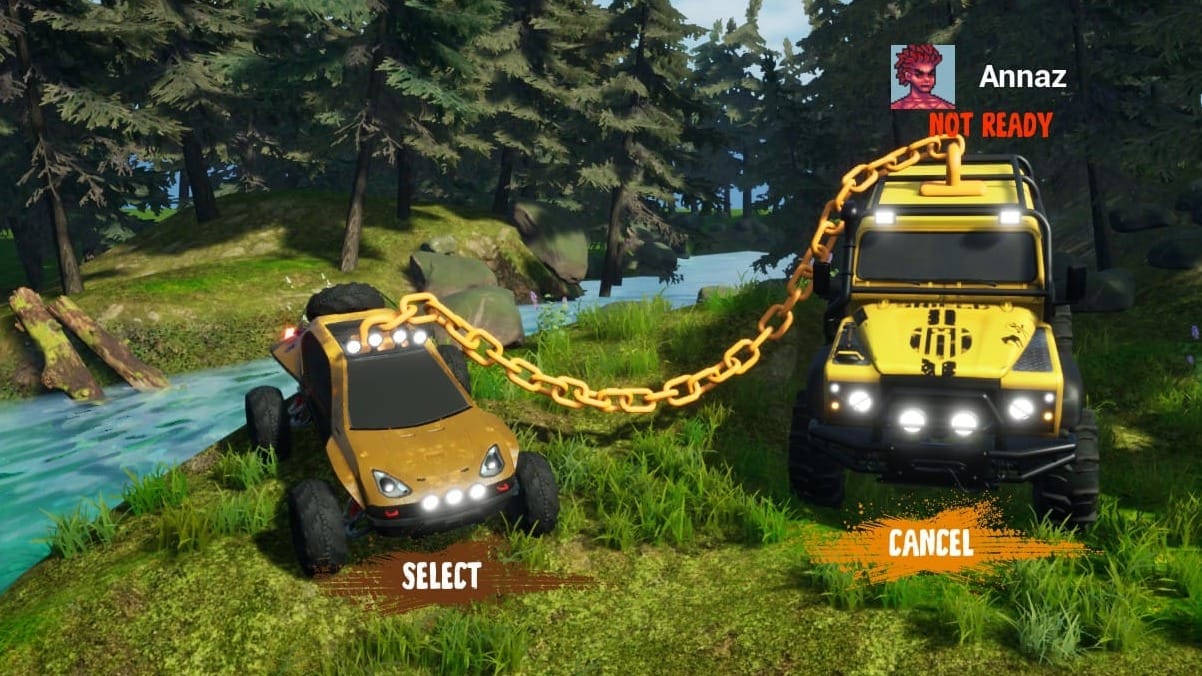 Chained Wheel demo shown with only online co-op available